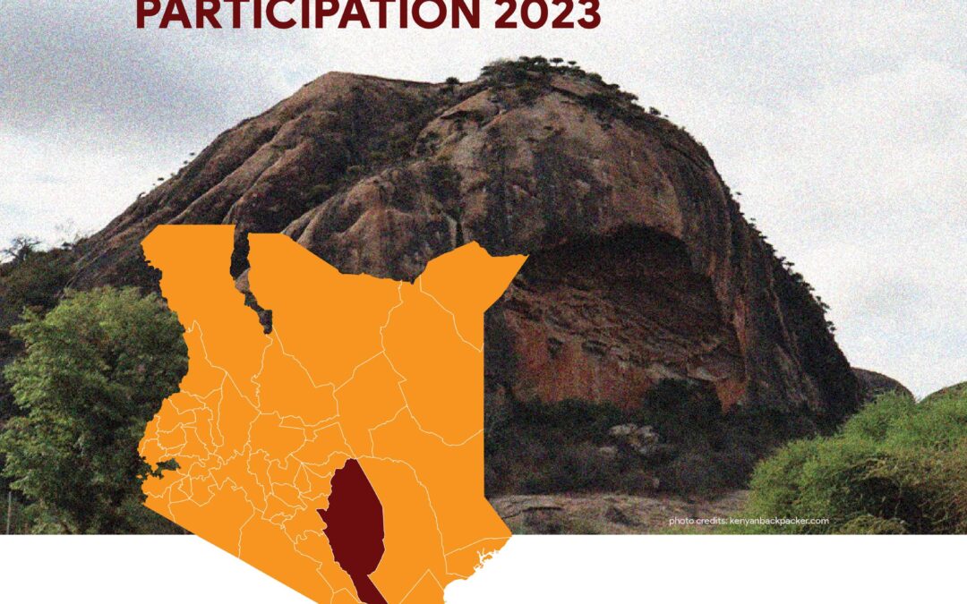 Kitui County Policy Brief on Public Participation 2023