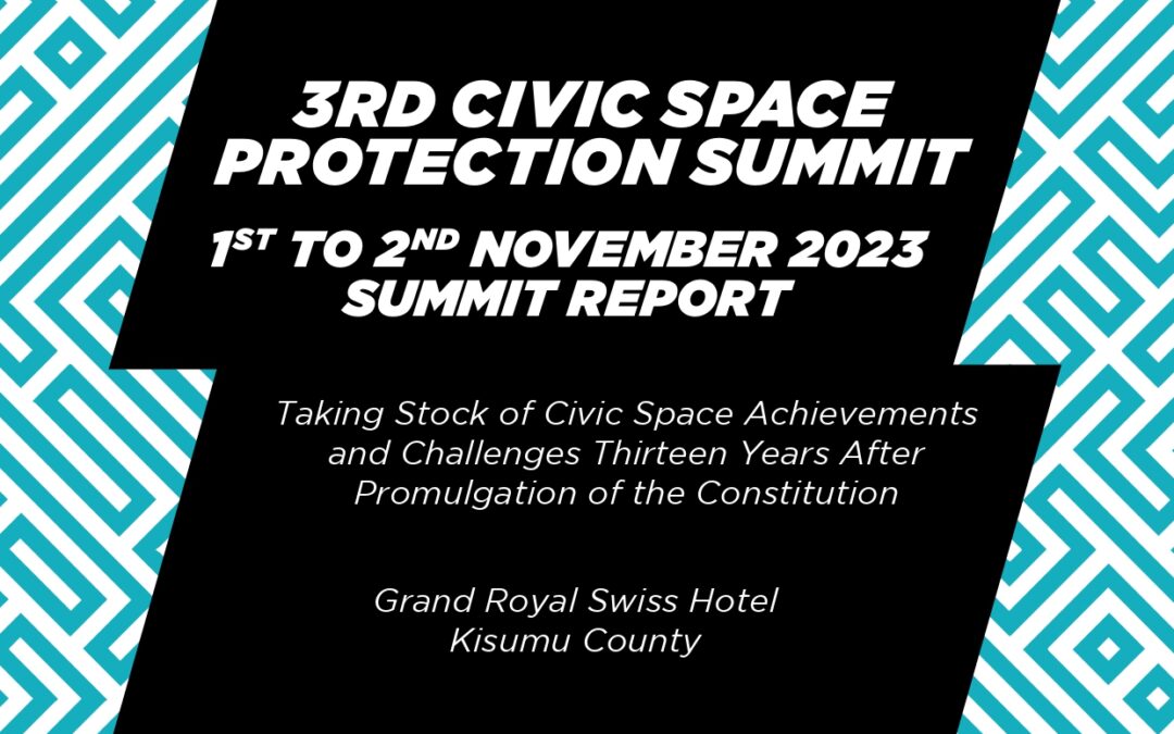 3rd Annual Civic Space Protection Summit Report-2023